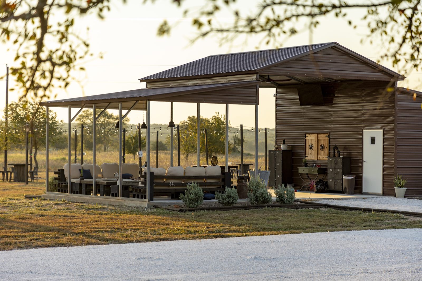 The Social Grounds at golden hour